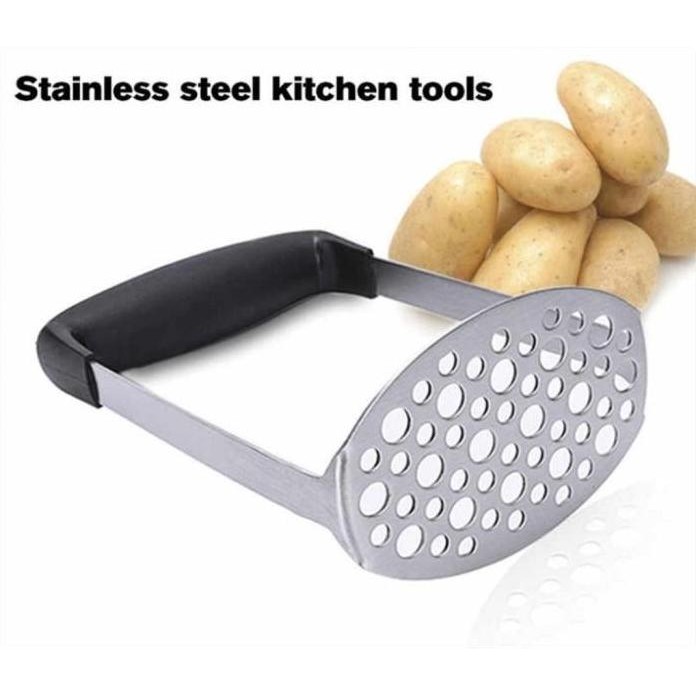 

Terlaris Potato Masher Stainless Alat Penghalus Penghancur Kentang Chopper