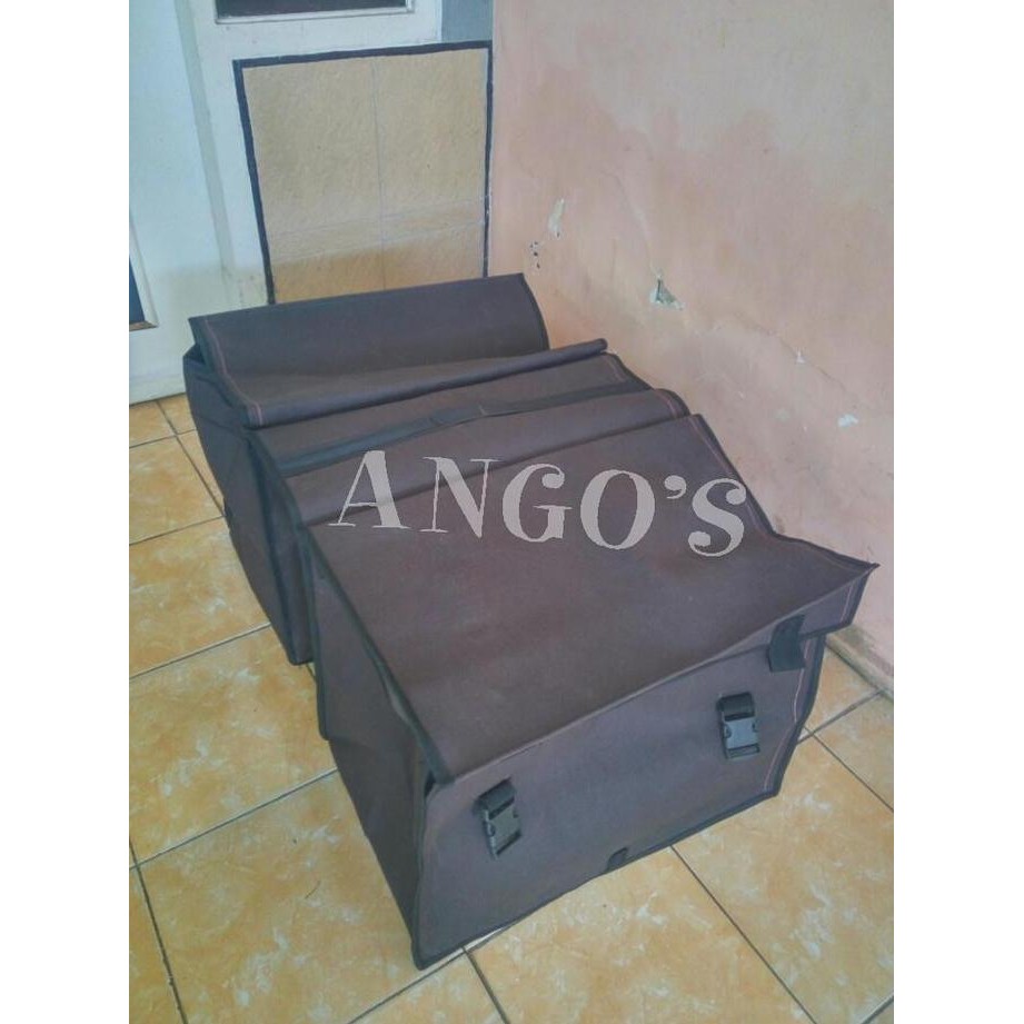 tas pos terpal/tas obrok/tas motor/tas kurir/tas seles/keranjang motor
