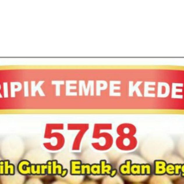 

Special Keripik Tempe Kedelai 100 Gram