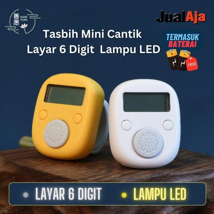 new Tasbih Digital Mini Cantik Yixin 6 Digit Lampu LED Muslim tasbih  digital murah