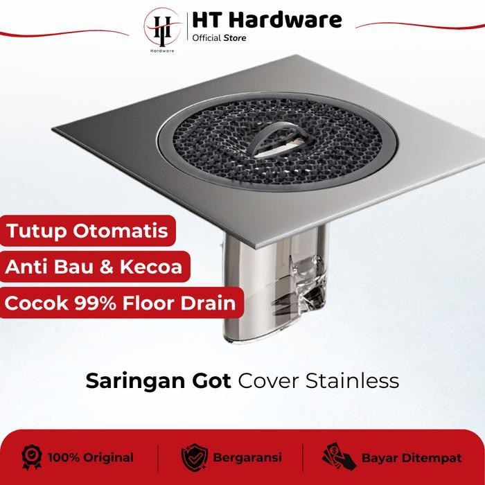 Tutup Saringan Got 304 Stainless Steel Cover Floor Drain Air Anti Bau Anti Kecoa Floor Drain Saringa