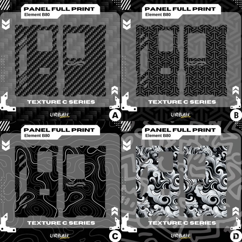 

Terlaris Presisi Dekorasi 3d B80 Colours Element Series By Urban District G5 Casing/Stiker Panel Vynil Bisa Custom Dan COD