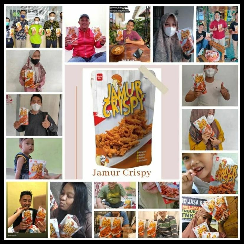 

JAMUR CRISPY CEMILAN VIRAL SEHAT BISA BUAT LAUK PAUK GURIH RENYAH NIKMAT 100.GRAM