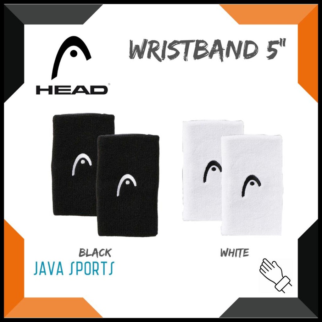 WRISTBAND TENIS HEAD WRISTBAND 5" TENNIS ORIGINAL | 2 PACK