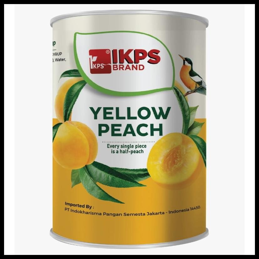 

BUAH PERSIK KUNING DALAM SIRUP 820GR / YELLOW PEACH IN HALVES 820GR (UKURAN BESAR)