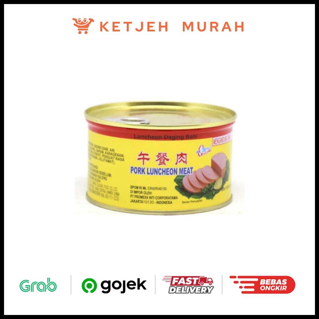 

DAGING BABI KALENG MALING GULONG CANNED PORK LUNCHEON MEAT 397 GRAM
