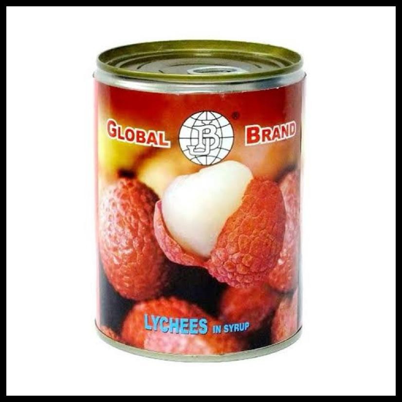 

GLOBAL LYCHEE IN SYRUP LECI KALENG KEMASAN 565GR