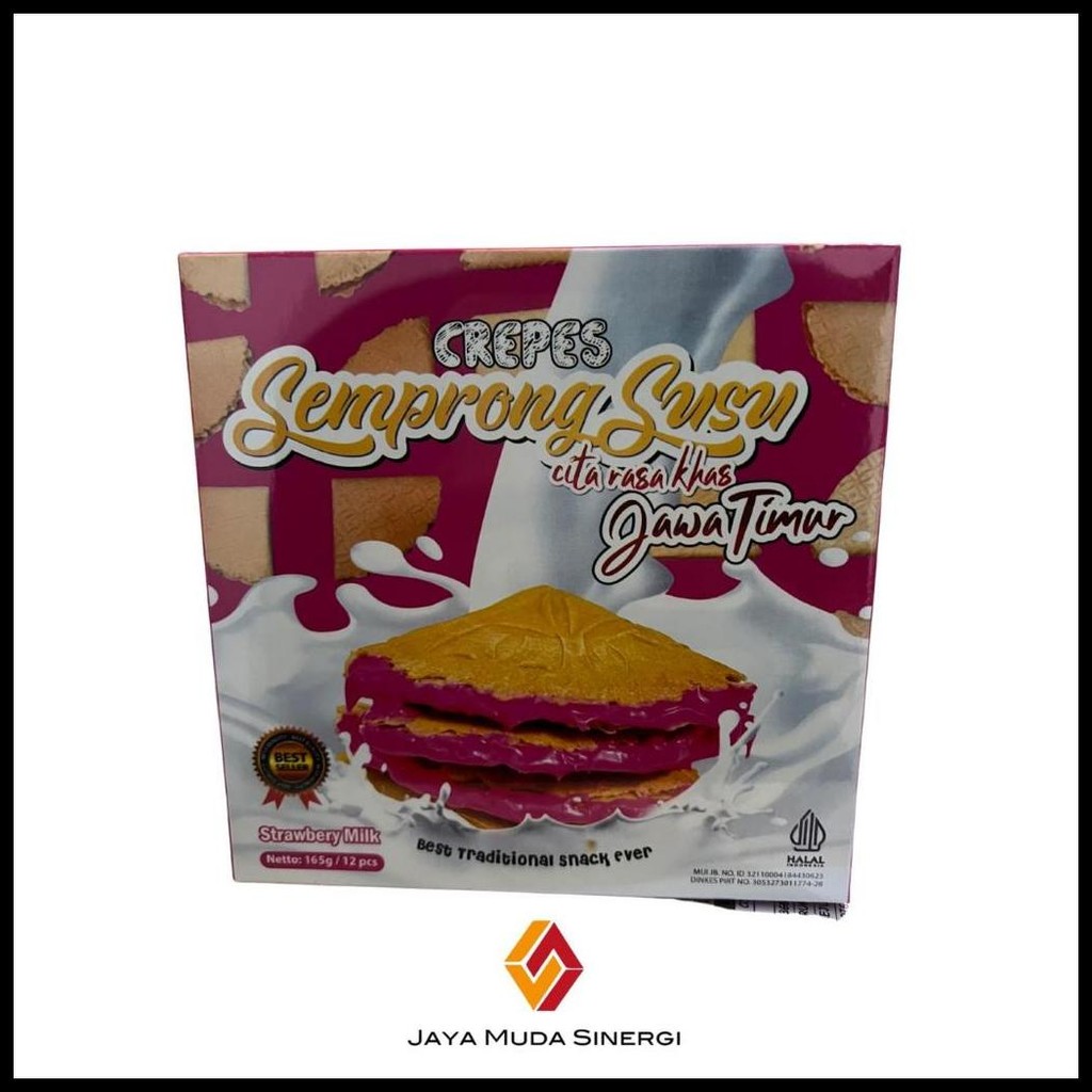 

CREPES SEMPRONG SUSU KHAS JAWA TIMUR - CREPES KHAS JAWA TIMUR ISI 12PCS 165GRAM - CREPES SUSU KHAS JAWA TIMUR