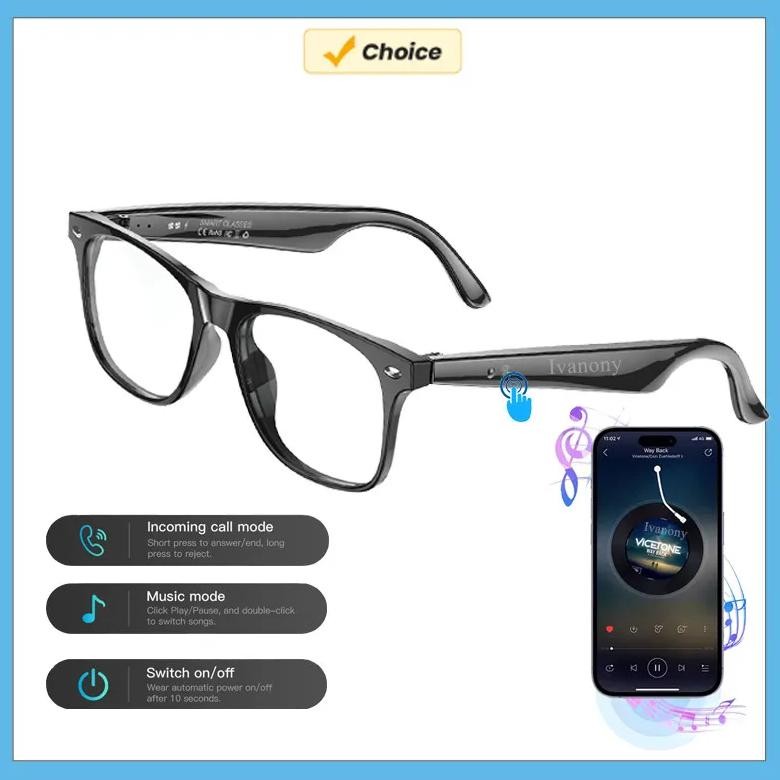 

Multifunction Tranlate Smart Glasses Bluetooth Call Music Play Noise Canceling Voice Note Portable Language Translation Device