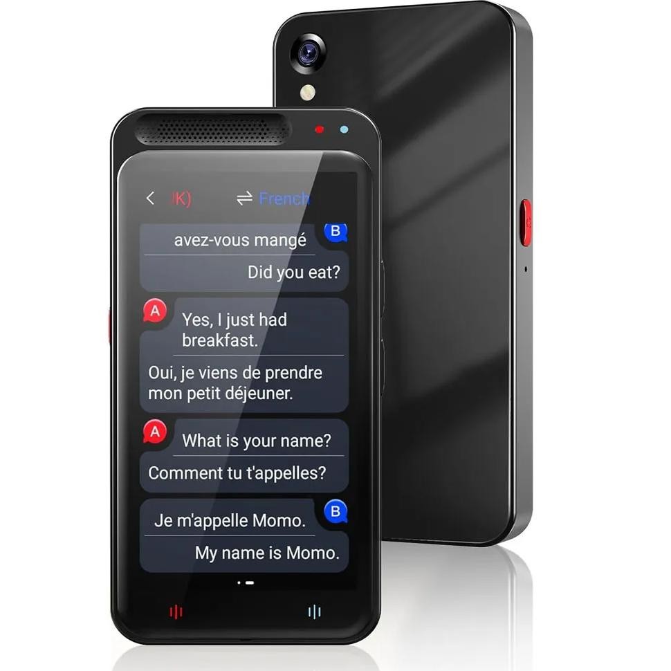 

WIFI Z6 Translator hot spot offline Machine 138 Languages Intelligent Translate Realtime Voice Recording Text Translation Device