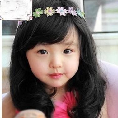 Rambut Palsu Anak Panjang Sebahu Bergelombang Wig Rambut Anak Lucu Impor Lembut / Wig Anak Perempuan