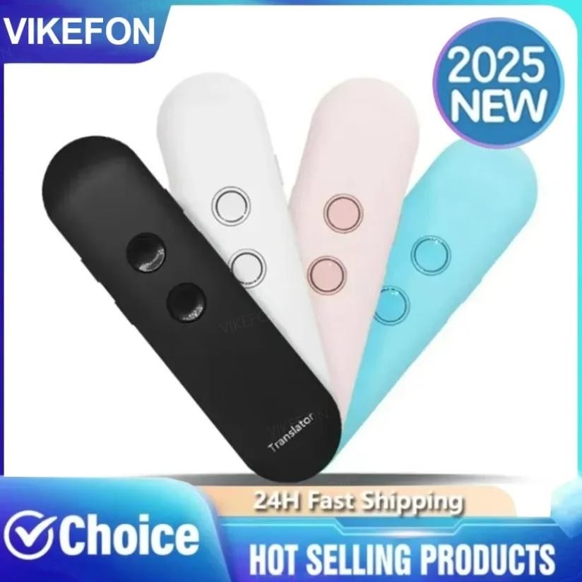 

T4 Portable Wireless Smart Translator 40 Languages Two-Way Real Time Instant Voice Translator APP Bluetooth Multi-Language