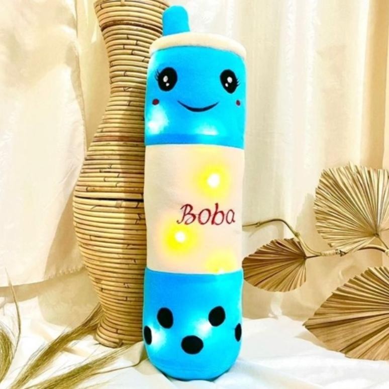 Boneka Boba Guling Led Nyala Bahan Lembut Murah