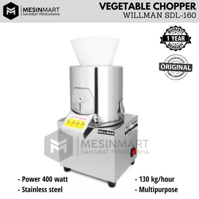 

Terlaris Mesin Pencacah Sayur Daging Stainless Electric Food Cutter Sdl-160