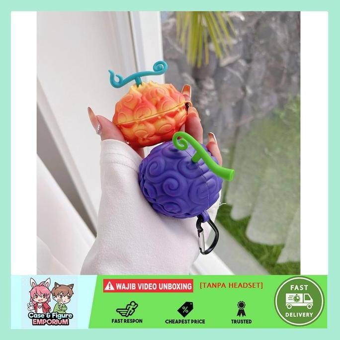 Case WM01 WM02 Baseus Encok Earphone Silikon Karakter Go Ungu