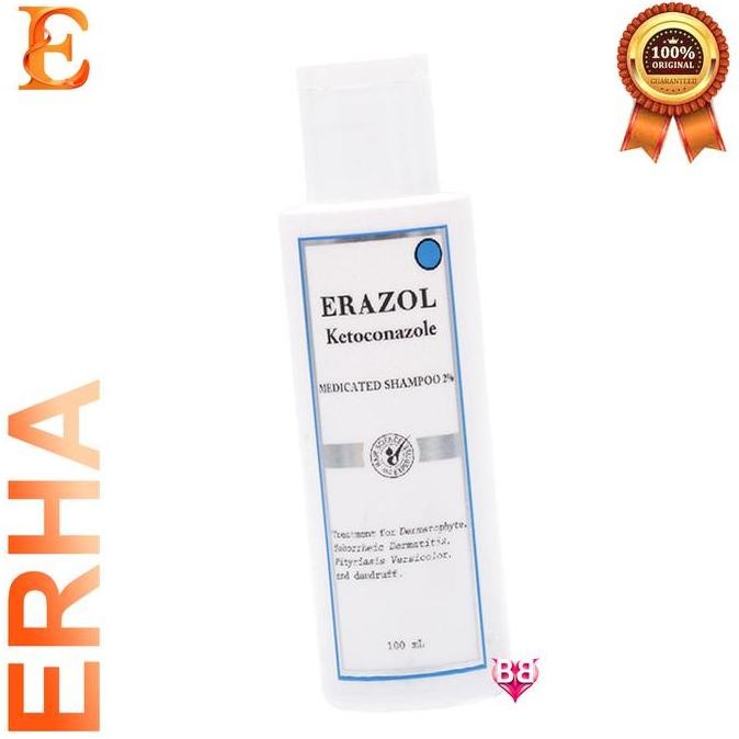 TERLARIS - Erha Erazol Medicated Shampoo (atasi dermatitis seboroik / ketombe)