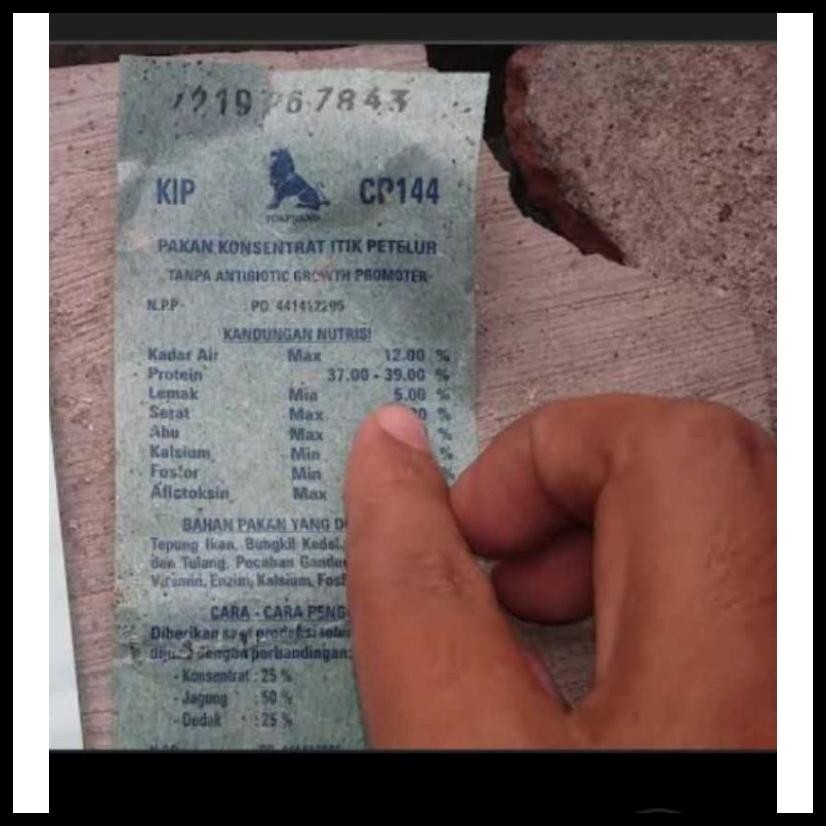 KONSENTRAT CHAROEN POKPHAND 144 AYAM BEBEK PETELUR