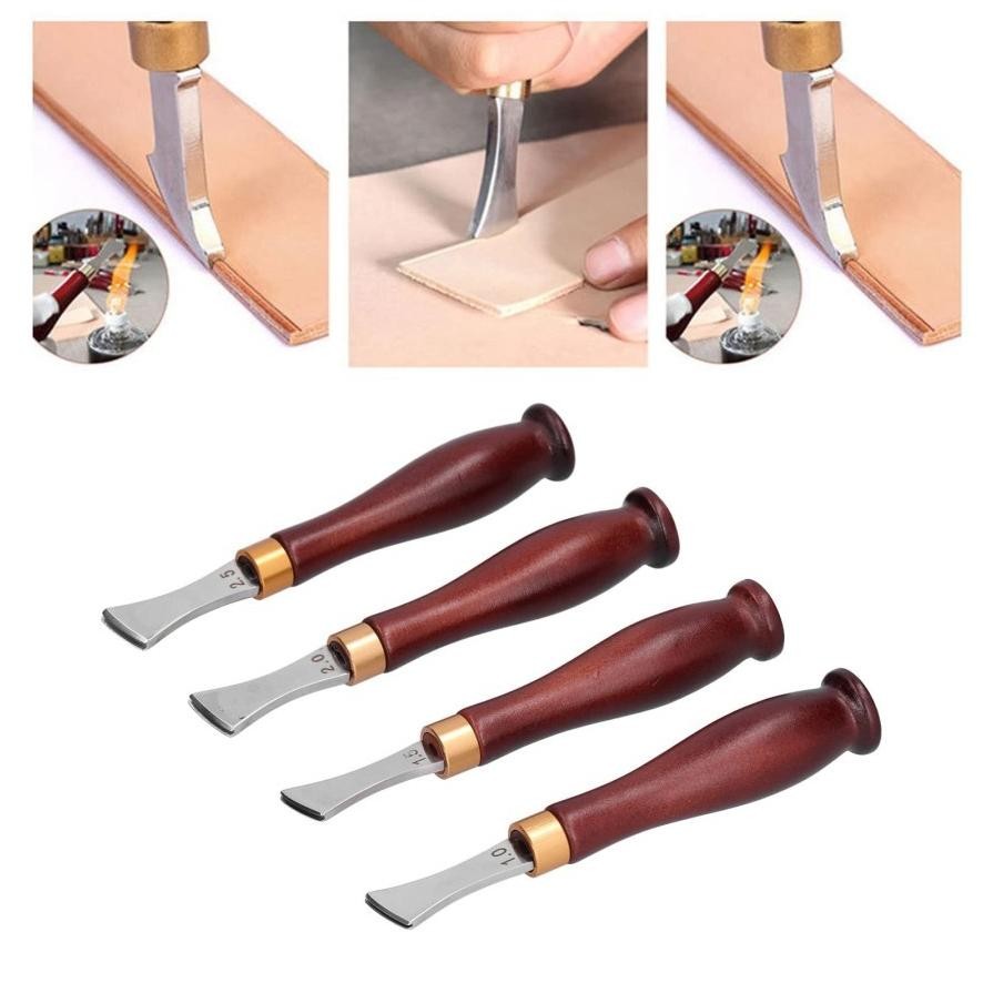 

Berkualitas Groove Creaser Leather Edge Alat Penanda Line Garis Cekungan Tanda Presser Punch Press DIY Garis Benang Jahit Handmade Leather Tool