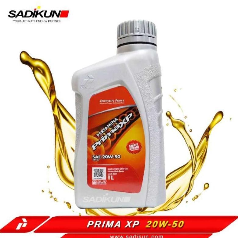 PERTAMINA PRIMA XP 20W-50 OLI PELUMAS MOBIL [1 LITER]