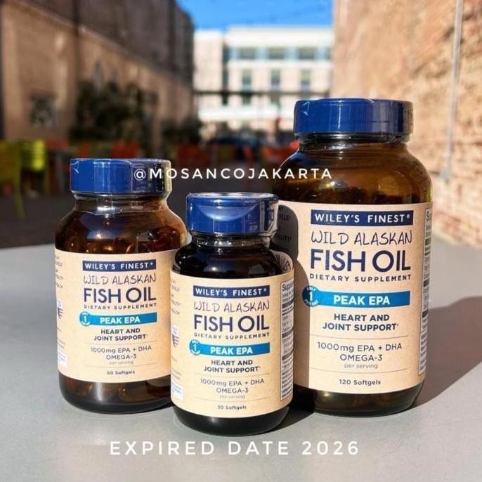 

TERLARIS - Wileys Finest Wild Alaskan Fish Oil Peak EPA