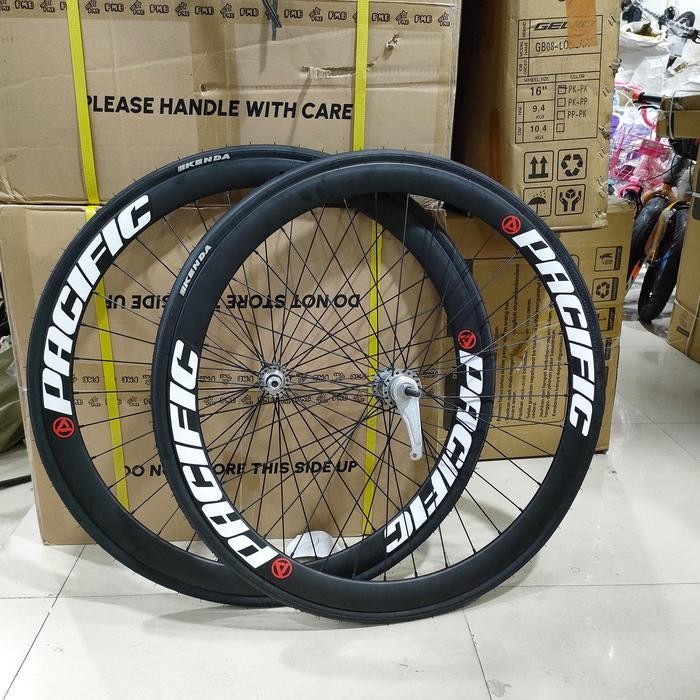 Rim Velg Fixie 700C Pacific Ban Luar Kenda  Ban Dalam Delitire Original Dan Terpercaya