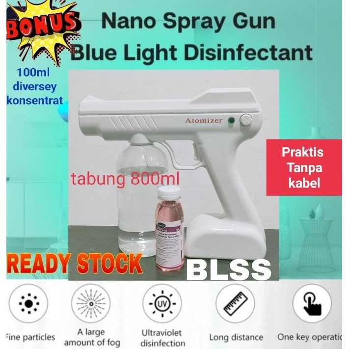 Nano Spray Gun Steam Virus Alat Mesin Fogging Disinfectant Anti Virus