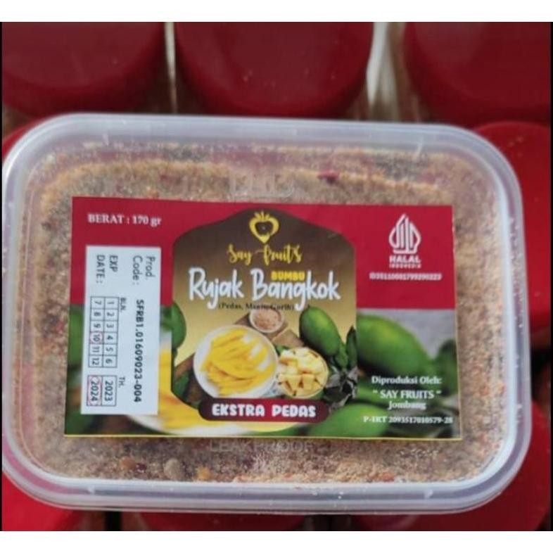 

Desain Elegan Mangga Kiojay Thailand 1Kg - 1,3Kg + Bumbu Rujak Bangkok - Mengkel Kriuk Garing