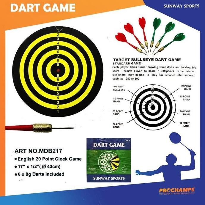 SUN WAY DART GAME 17 INCH ORIGINAL