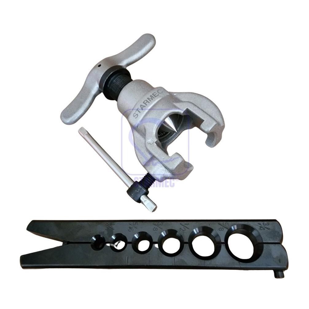 Flaring Tool Pipa AC KIT 808 + Reamer Cutter Swaging Punch STARMEC