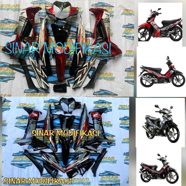 cover body full halus Motor Supra X 125 R / 125 Batman 2008-2014 karburator