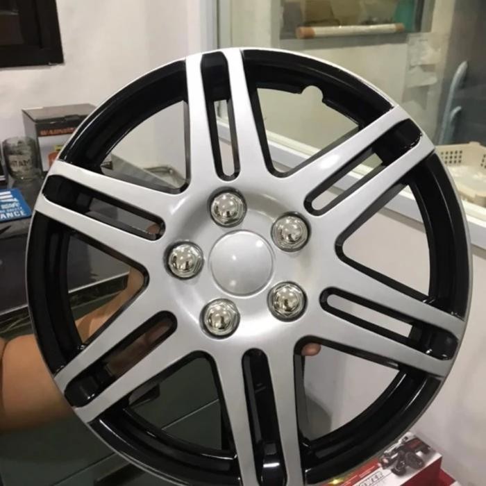 Wheel Dop Cover Velg Mobil Sigra Ring 13 Dan 14 Inch Hitam Silver Original Dan Terpercaya