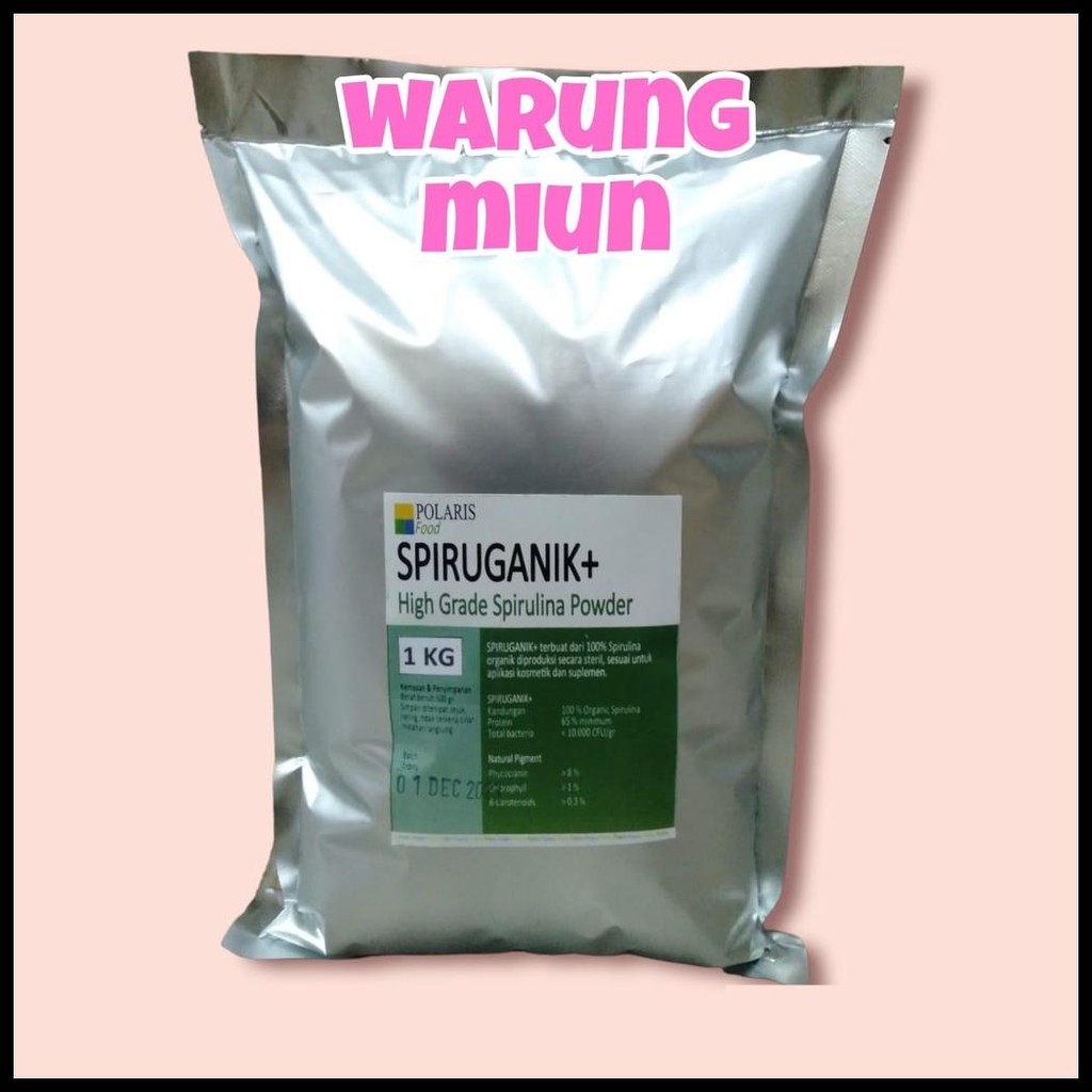 SPIRUGANIK SPIRULINA POWDER 1 KG SPIRUGANIK+