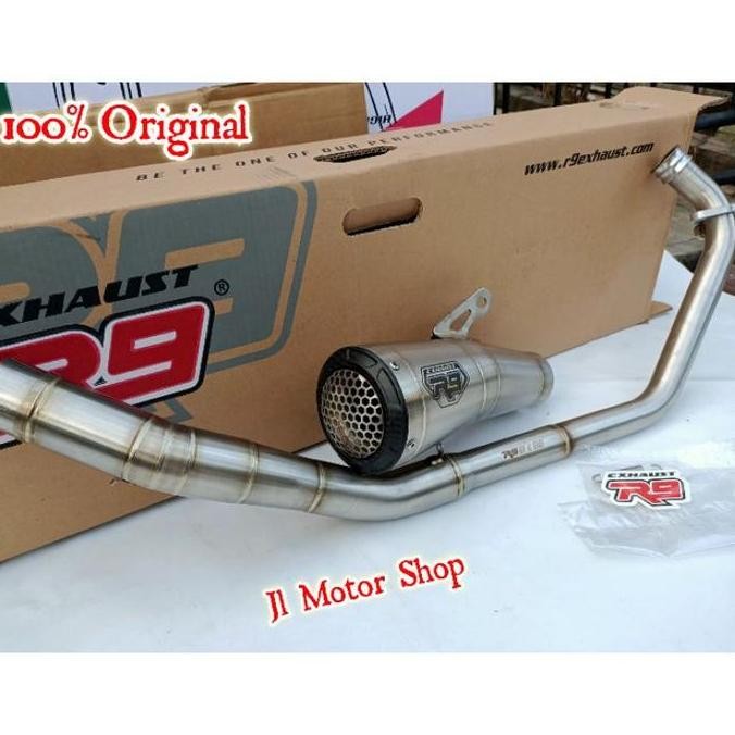 Knalpot R9 GP SS SATRIA FU 150 Fi INJEKSI Full System Full Sistem