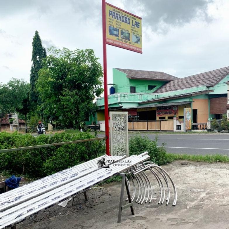 VIRAL Tiang Lampu Stainless Steel Tiang Lampu Teras Rumah Tiang Lampu Jalan jg-8