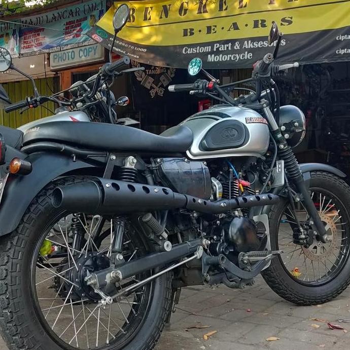 Knalpot Scrambler Kawasaki W175 PnP