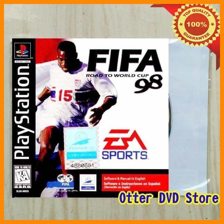 [TPS] KASET CD GAME PS1 PS 1 FIFA 98 - FIFA 1998 - ROAD TO WORLD CUP 98