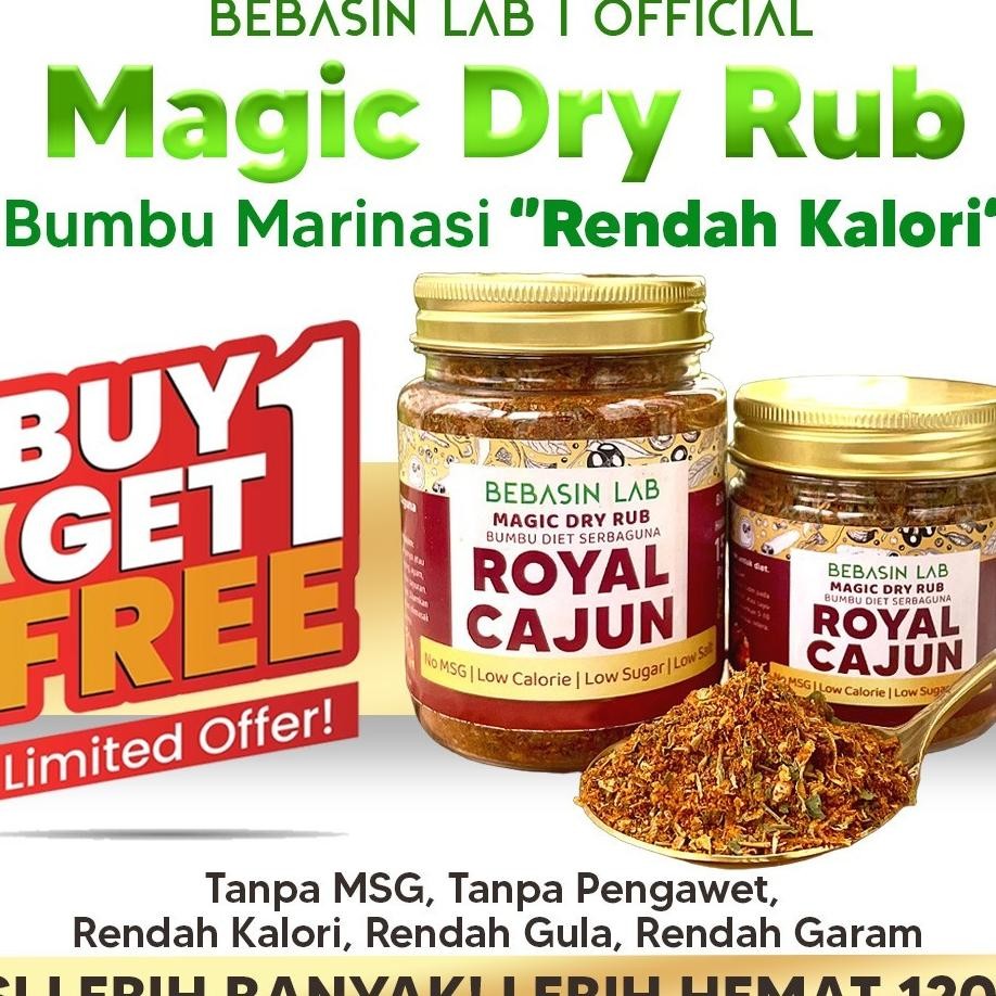 

Magic Dry Rub Royal Cajun Bumbu Bumbu N Dry Rub Bumbu Marinasi Ayam Daging Bumbu Dapur Bubuk Lengkap Tanpa Msg Pengawet Rendah Kal