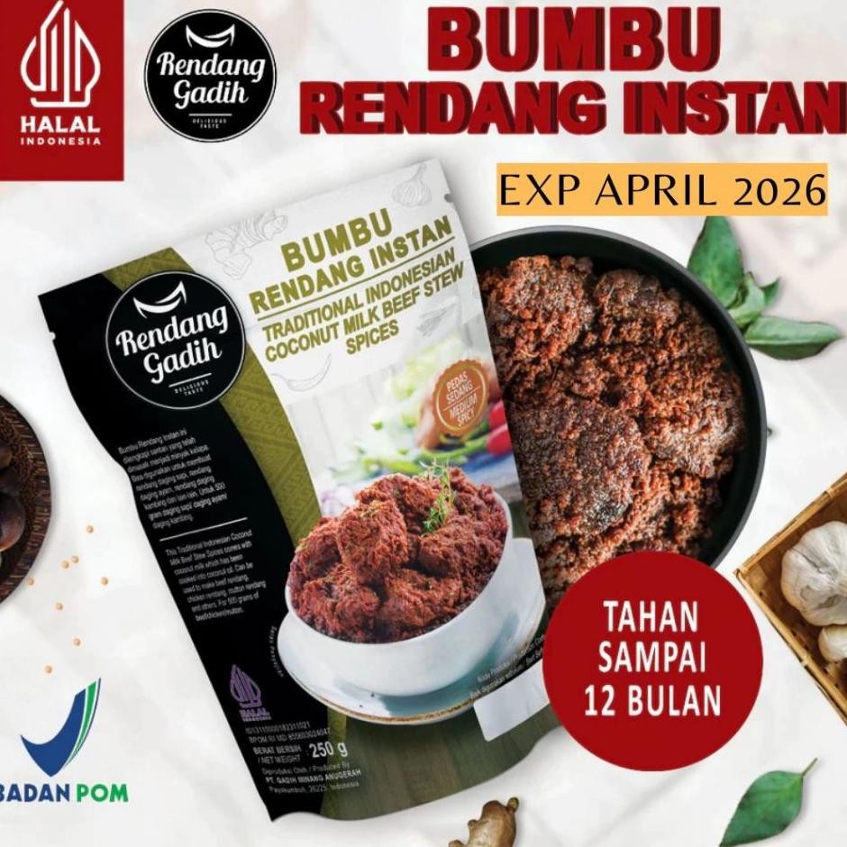 

Bumbu Rendang N Rendang Gadih Medium Spicy