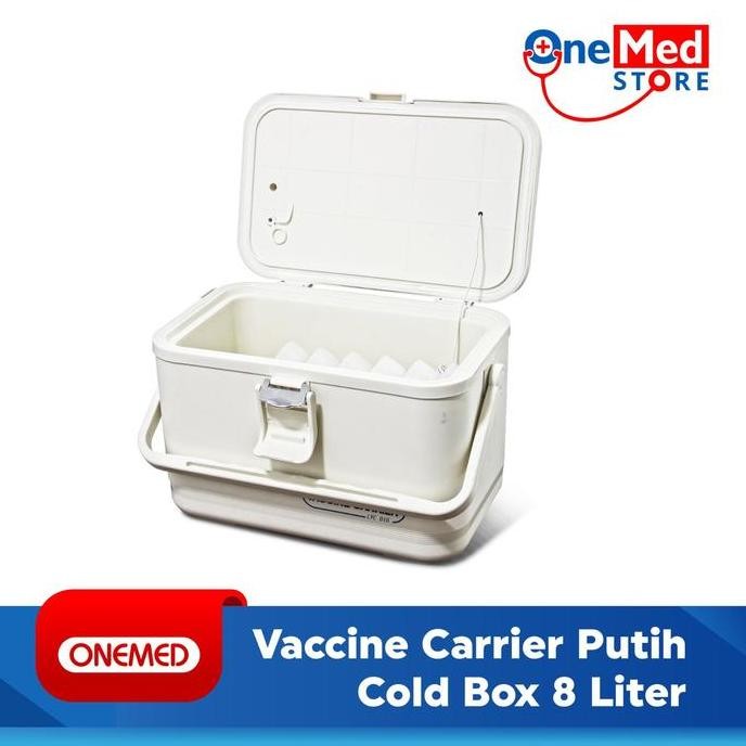 BEBAS ONGKIR - Cold Box Putih 8Liter Vaccine Carrier OneMed