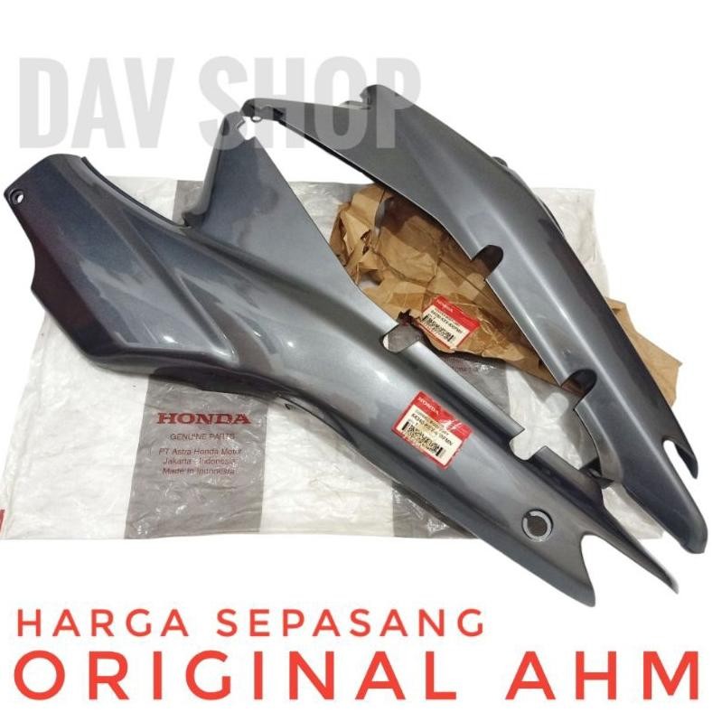 Cover Body Belakang Kanan&Kiri Supra X Lama 100 Grey Abu-Abu Ori AHM 64330/64340KEV830FMN