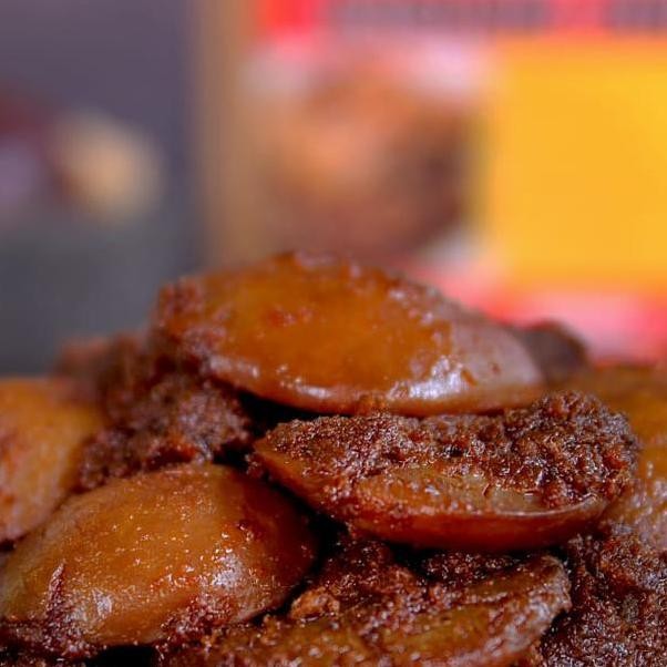 

Rendang Jengkol Mak Tuo Bumbu Kering Hitam 200 Gram Khas Minang