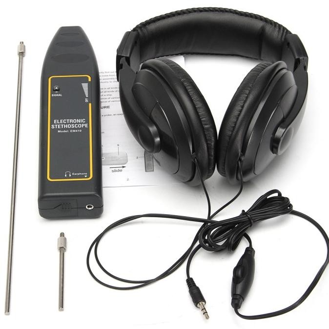 Elektronik Stetoskop Earphone Leak Detector Pipa Air