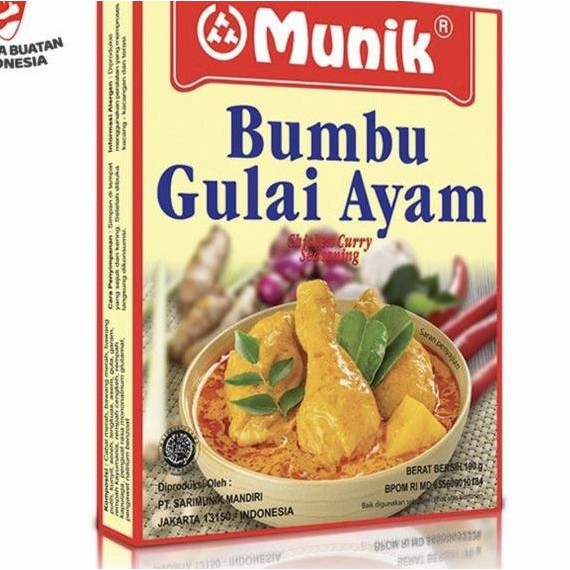 

Bumbu Munik Gulai Ayam 100 Grm