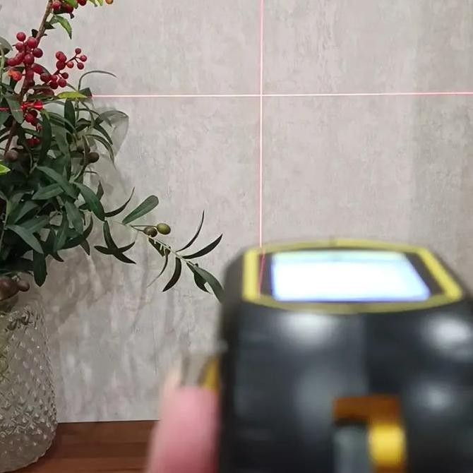 

1pcs laser meteran 3 dekat dengan 1 meteran digital dengan presisi tinggi meteran laser pita baja
