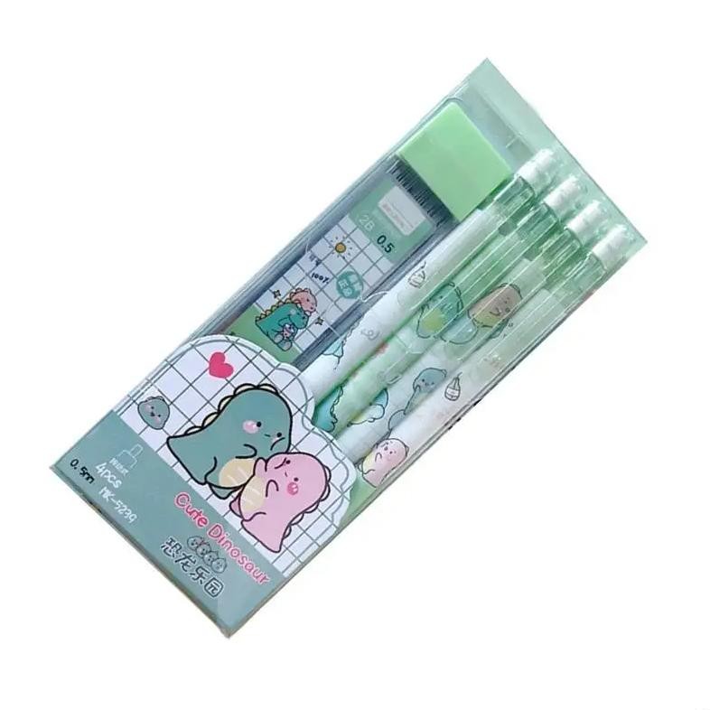 

L43D 4Pcs Automatic Pencil With 0.5Mm Refills, Mechanical Pencil Drawing Pencil