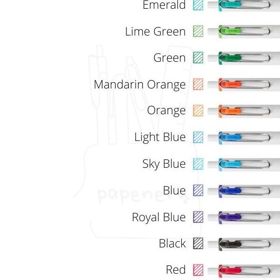 

Uni UniBall One Gel Pen 0.38mm Mitsubishi Uni-Ball Gel Pen UMN-S-38