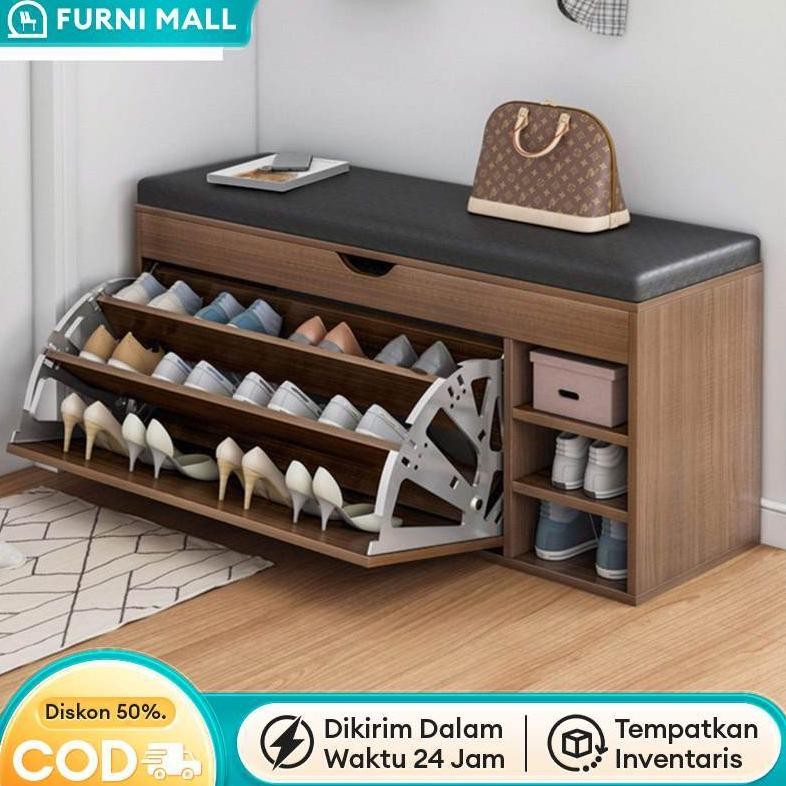 Rak Sepatu Rak Sepatu Tertutup Rak Sepatu Minimalis Rak Kayu Rak Susun Sepatu  Rak Sepatu Sofa