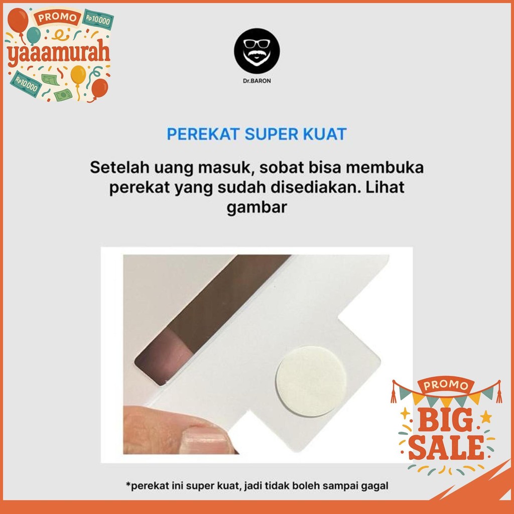 

DR.BARON AMPLOP THR LEBARAN IDUL FITRI MIKA RECTANGLE UNIK