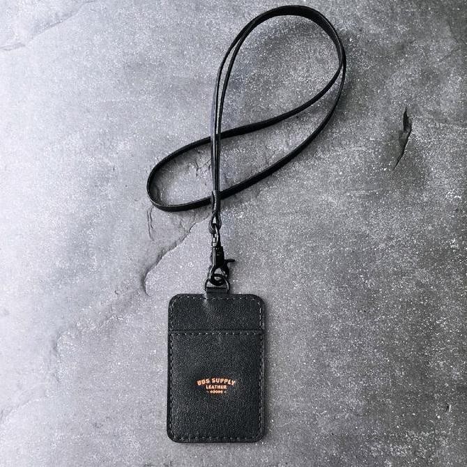 

BDS Marshal Copper - Full leather Lanyard ID card Holder Kualitas Original