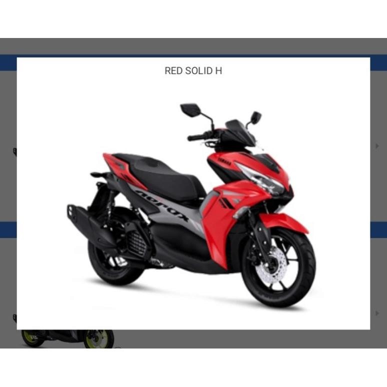 Paket full set Body Halus Aerox 155 New Connected Merah Glossy